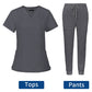 Women's Scrubs Set | Stylish Solid Color Nursing Uniform Jogging Pants | Comfortable Spa Uniform for Pet Hospitals, Doctors, and Dentists