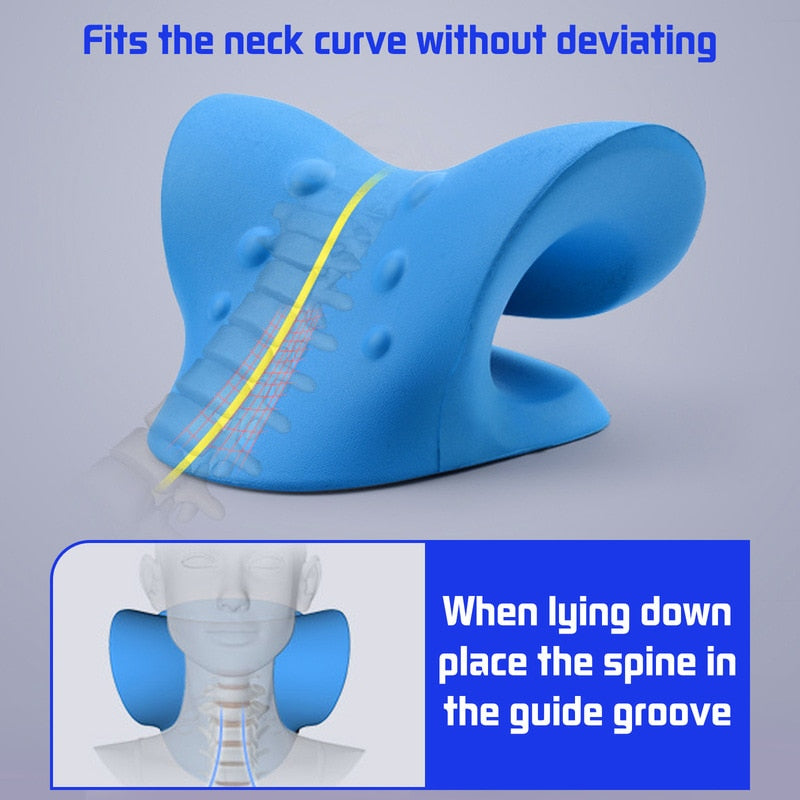 Cervical Spine Alignment Neck Shoulder Stretcher for Pain Relief