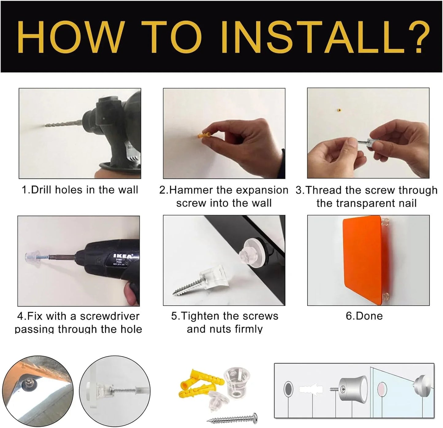 Custom 3D Acrylic House Sign – Personalized Modern Address Plaque