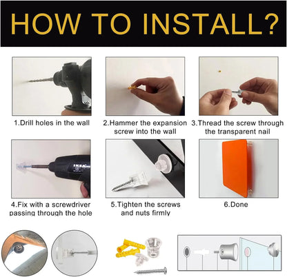 Custom 3D Acrylic House Sign – Personalized Modern Address Plaque