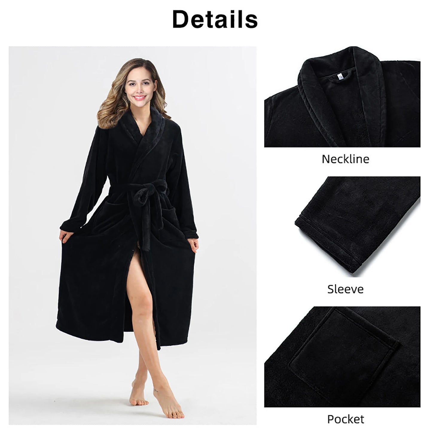 Plush Women's Bathrobe | Warm & Comfortable Winter Homewear