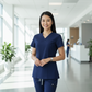 AeroFlex Classic Scrubs Set – Women’s V-Neck Workwear for Long Shifts