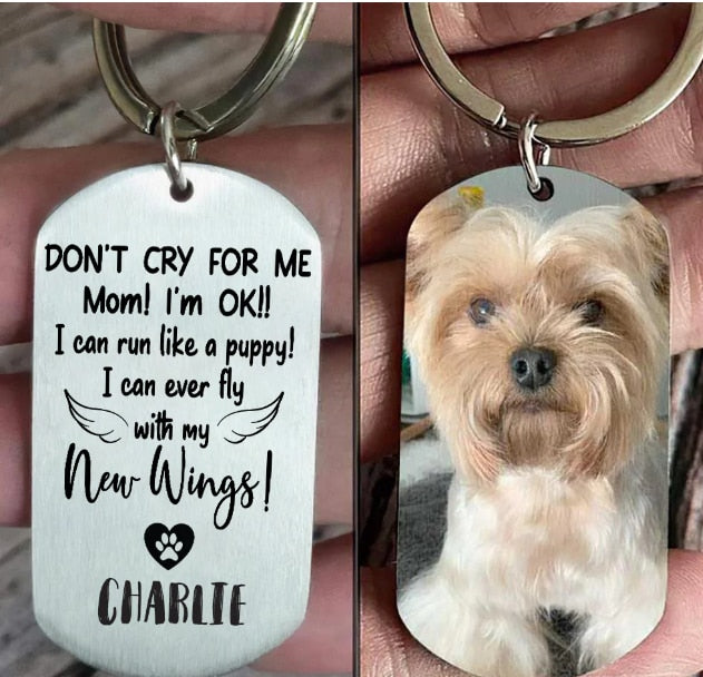 Personalized Pet Photo Necklace - Keep Your Furry Friend Close to Your Heart