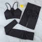 S/M - Seamless Gym Yoga Set - Sportswear Outfits for Women | Fitness Shorts and Sports Leggings Suit - 2/3/4 Pieces