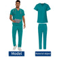 Men's Medical Scrubs Set | V-Neck Fashion Scrub Uniform for Doctors, Nurses | Clinic, Hospital, Lab Overalls