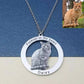 Personalized Pet Photo Necklace - Keep Your Furry Friend Close to Your Heart