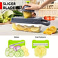 14/16-in-1 Multifunctional Vegetable Chopper | Handle Food Grate, Slicer, Dicer & Cutter