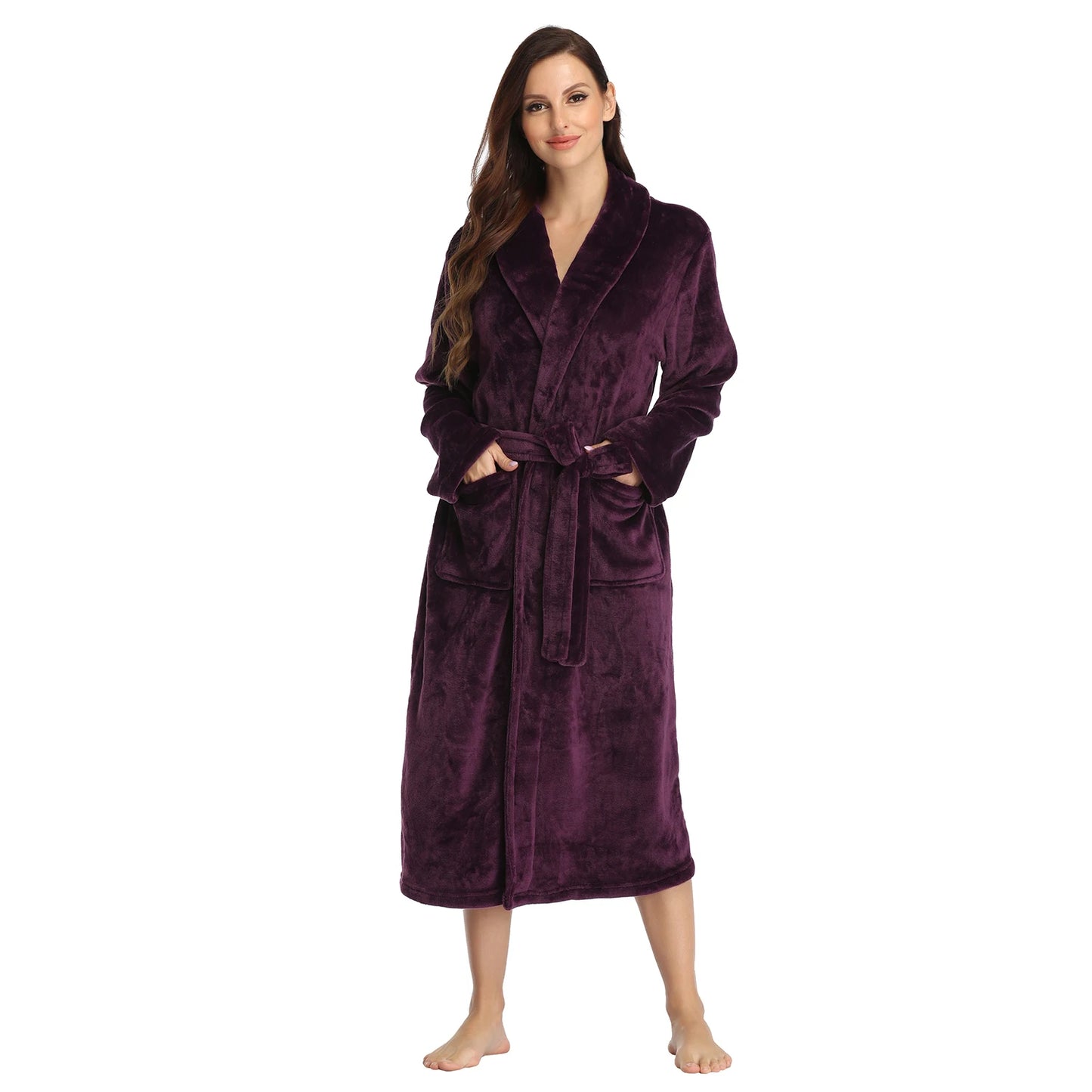 Plush Women's Bathrobe | Warm & Comfortable Winter Homewear