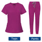 Women's Scrubs Set | Stylish Solid Color Nursing Uniform Jogging Pants | Comfortable Spa Uniform for Pet Hospitals, Doctors, and Dentists