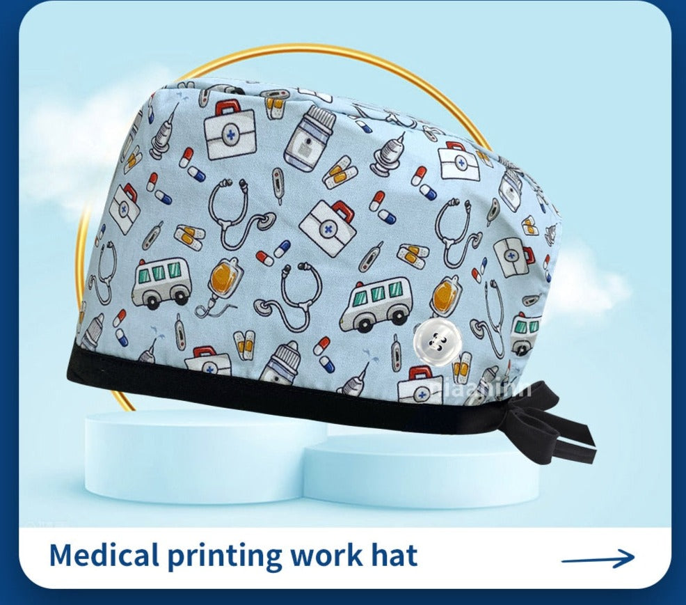 Unisex Stylish Surgical Cap | Fashionable Caps for Medical Professionals