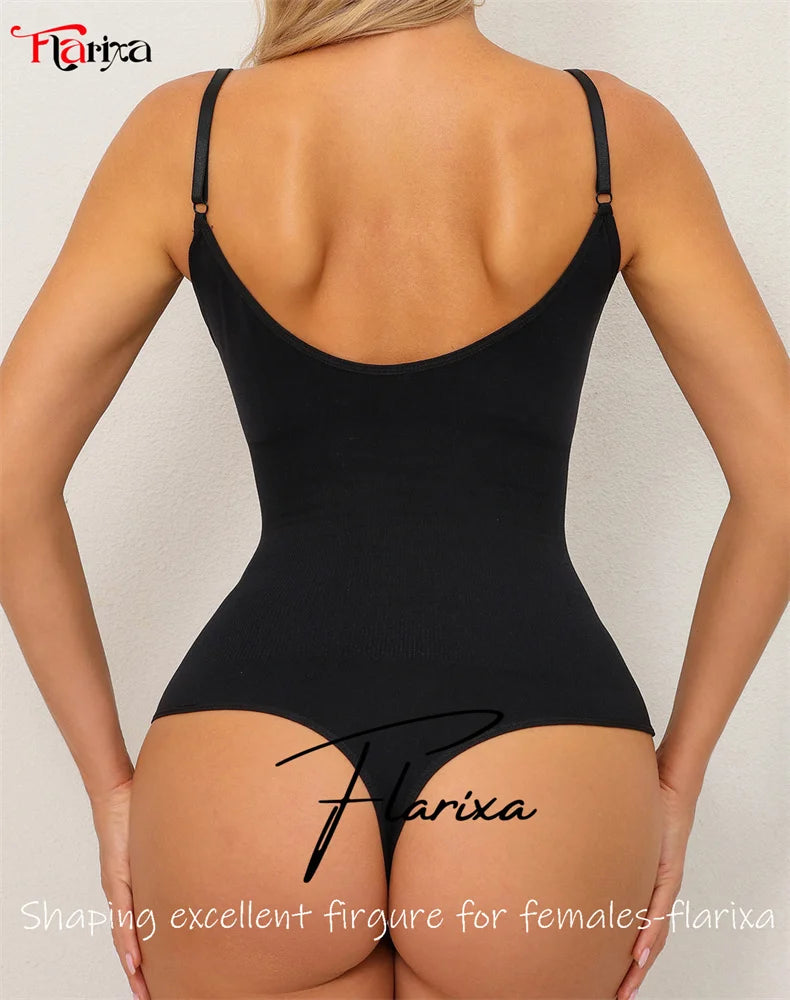 Seamless Full Body Shapewear Bodysuit for Women | Sculpting Thong Body Shaper