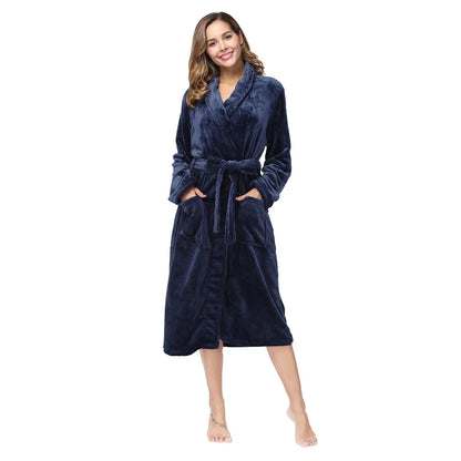 Plush Women's Bathrobe | Warm & Comfortable Winter Homewear