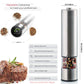 Electric Salt & Pepper Grinder Set - One-Handed Operation | Automatic Grinder for Kitchen