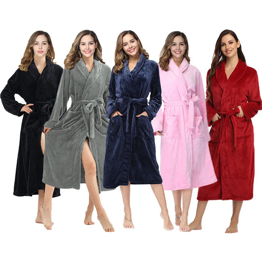 Plush Women's Bathrobe | Warm & Comfortable Winter Homewear