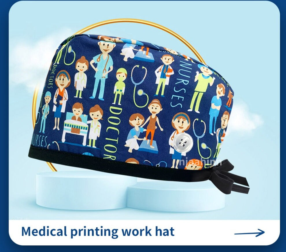 Unisex Stylish Surgical Cap | Fashionable Caps for Medical Professionals