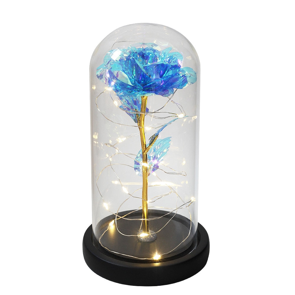 Exquisite Galaxy Rose: Artificial Flowers for Beauty and the Beast Inspired Weddings and Creative Décor