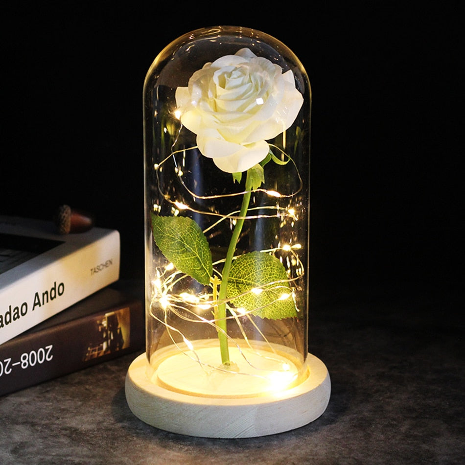 Exquisite Galaxy Rose: Artificial Flowers for Beauty and the Beast Inspired Weddings and Creative Décor