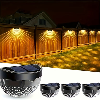 Solar Wall Lamp – Outdoor Decorative LED Lights for Garden, Patio & Fence (2/4/6/10 Pack)
