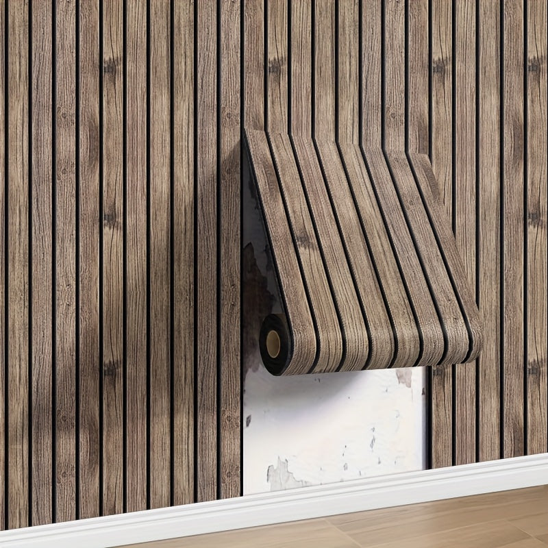 3D Wood Grain Wall Panels – Self-Adhesive Vinyl Wallpaper for Home & Office