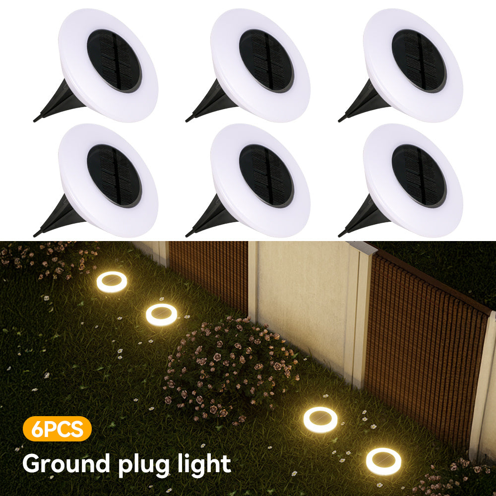 Solar Decking & Step Lights (4-Pack / 6-Pack) – IP44 Waterproof Outdoor LED Pathway Lights