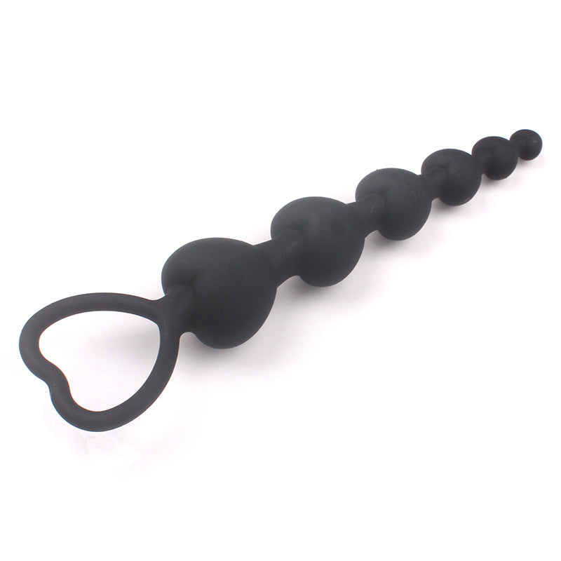 Heart Beads Soft Anal Plug - Perfect for G-Spot Stimulation and Couples Play - Experience Intense Pleasure