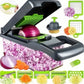 14/16-in-1 Multifunctional Vegetable Chopper | Handle Food Grate, Slicer, Dicer & Cutter