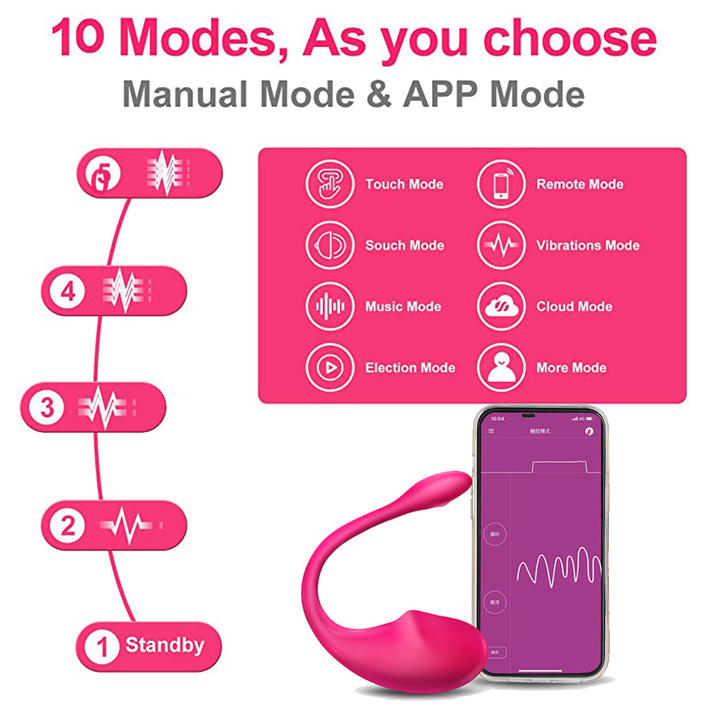 Bluetooth Dildo Vibrator - Wireless APP Remote Control - Perfect for Couples - Experience Intimate Pleasure Anywhere