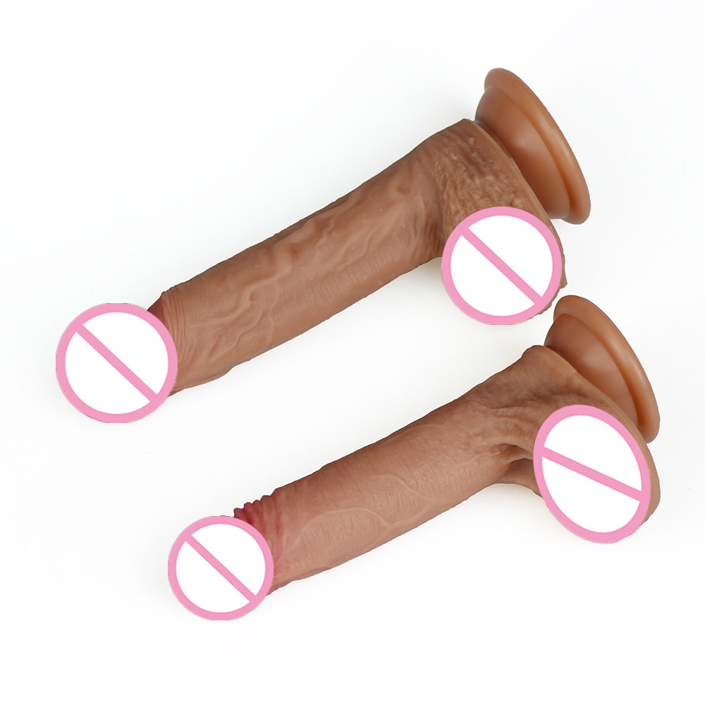 7/8 Inch Huge Realistic Dildo - Big Silicone Penis Dong with Suction Cup for Women Masturbation - Experience Intense Pleasure