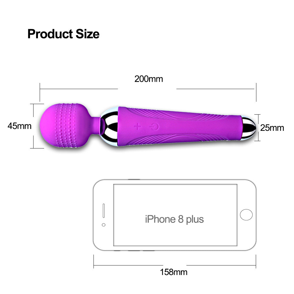 Wireless AV Vibrator Magic Wand - USB Rechargeable, Clitoris Stimulator, Dildo Sex Toy - Experience Mind-Blowing Pleasure