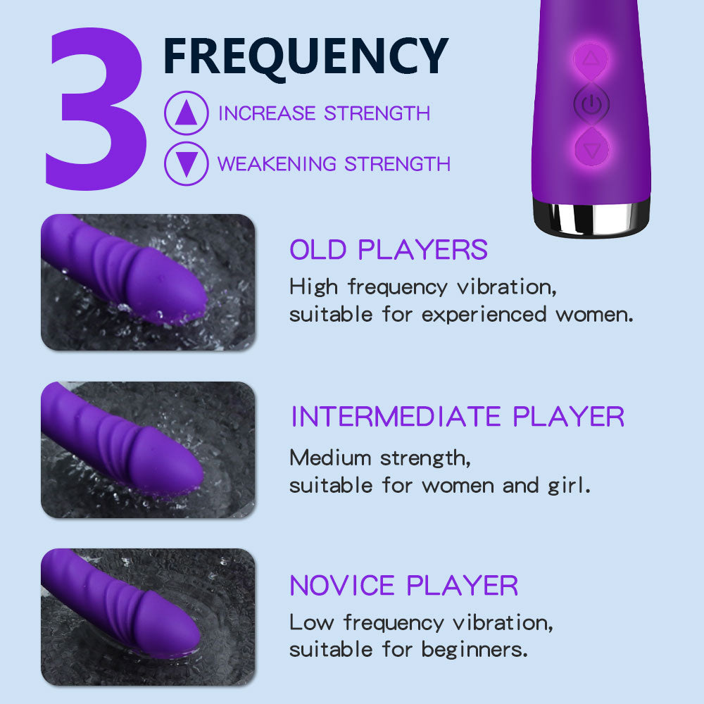 30 Modes Vibrator for Women - Powerful Dildo with Clitoris Magic Wand Design - Erotic Adult Sex Toy - Experience Ultimate Pleasure 18+