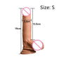 7/8 Inch Huge Realistic Dildo - Big Silicone Penis Dong with Suction Cup for Women Masturbation - Experience Intense Pleasure