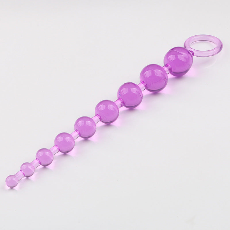 Heart Beads Soft Anal Plug - Perfect for G-Spot Stimulation and Couples Play - Experience Intense Pleasure