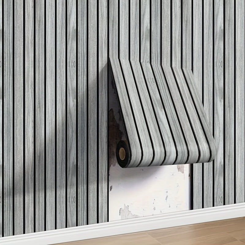 3D Wood Grain Wall Panels – Self-Adhesive Vinyl Wallpaper for Home & Office