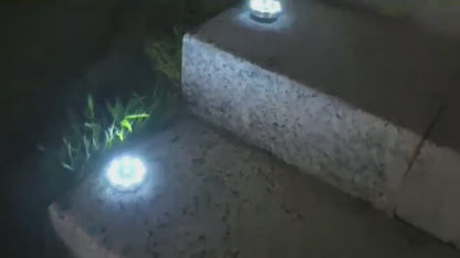 Solar Ground Spotlights (4/8/12 Pack) – Stainless Steel LED Garden Lights