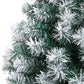 7FT Spray White PVC Christmas Tree with 870 Branches - Festive Holiday Decor