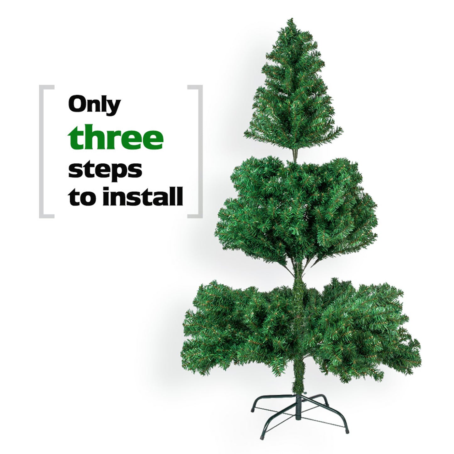 8FT Christmas Tree 1138 Branches - Elevate Your Holiday Decor