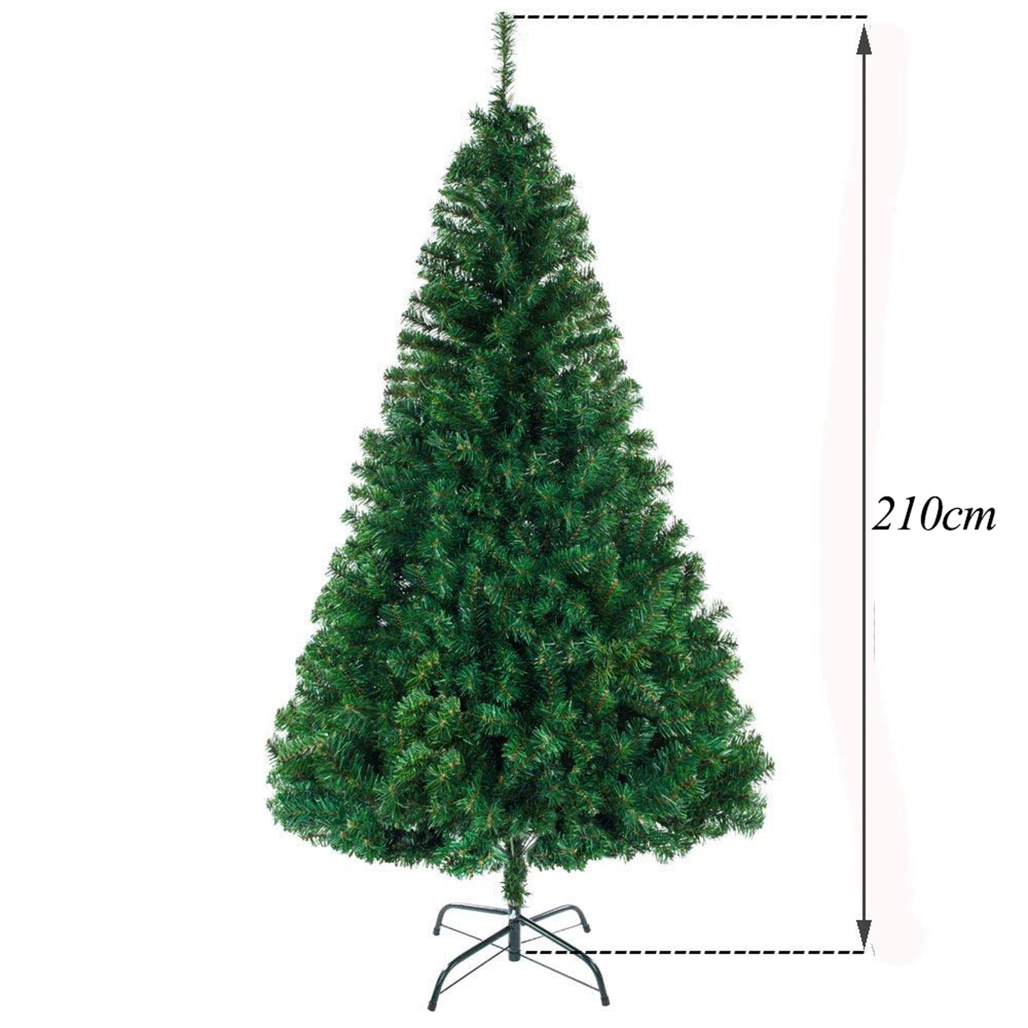 7ft 1100 Branch Christmas Tree - Festive Holiday Decor