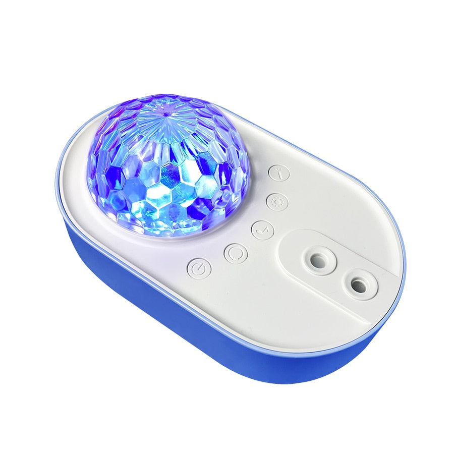 Spaceship Bluetooth Music Speaker Starry Sky Projector Night Light with Remote