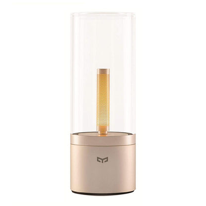 Dimmable Rechargeable Candle Light Nightstand Atmosphere Lamp  - Yellow