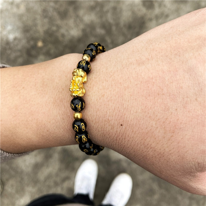 Obsidian Pixiu Bracelet - Bring Wealth and Good Luck to Your Wrist