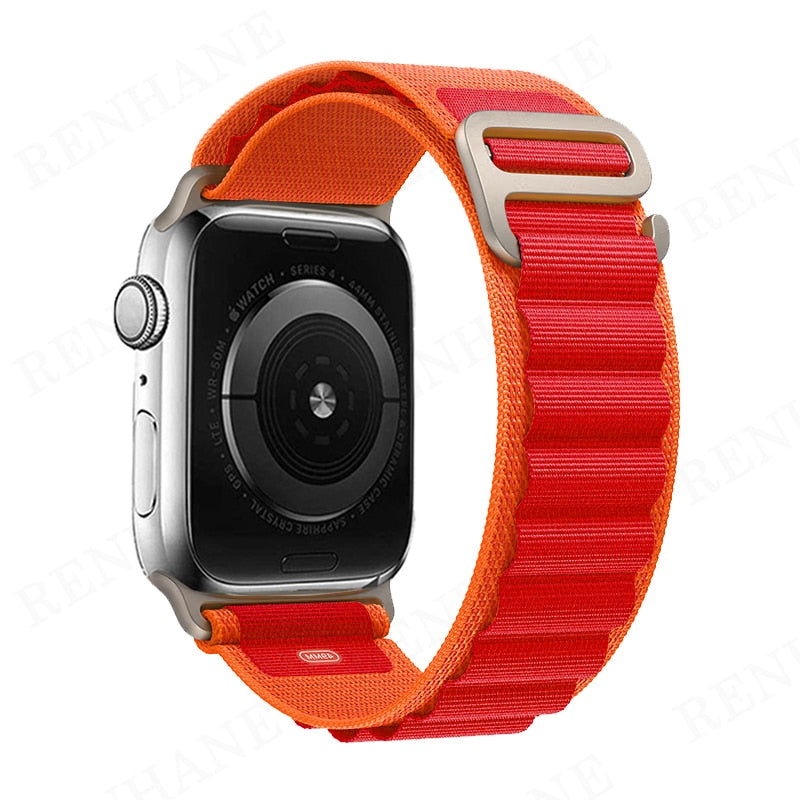 Loop Nylon Band For Apple Watch - Compatible with 49mm to 38mm sizes