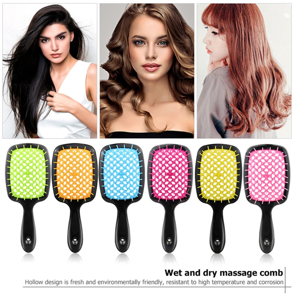 Knot-Free Hair: The Detangling Hair Brush & Massage Comb