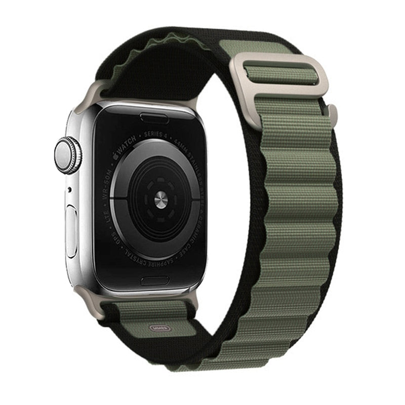 Loop Nylon Band For Apple Watch - Compatible with 49mm to 38mm sizes