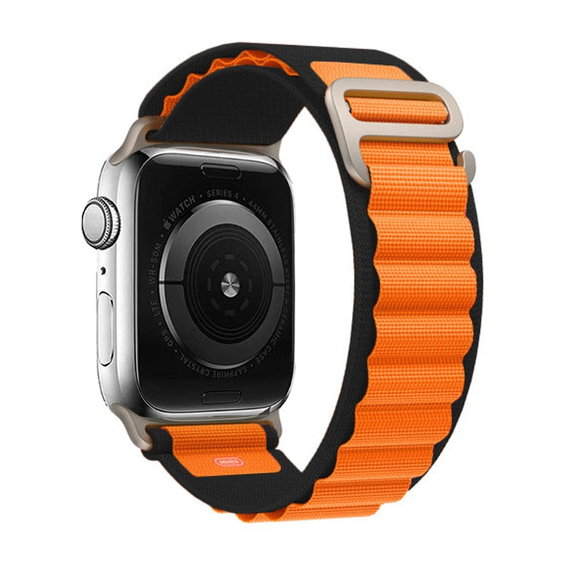 Loop Nylon Band For Apple Watch - Compatible with 49mm to 38mm sizes