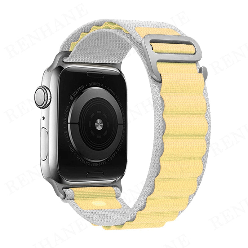 Loop Nylon Band For Apple Watch - Compatible with 49mm to 38mm sizes