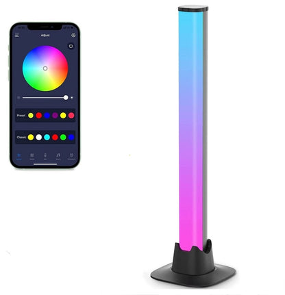 Smart RGB LED Light Bars with Music Sync and APP Control for TV Room Decoration