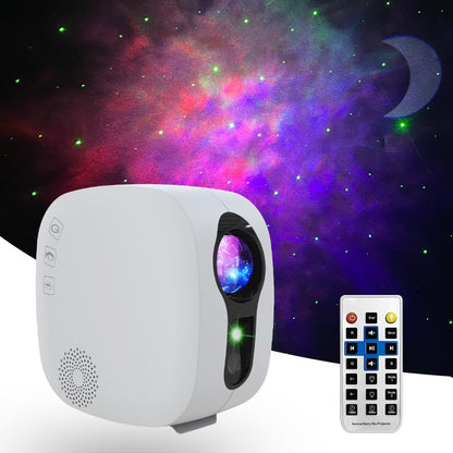 Starry Sky Projector with Bluetooth Speaker and LED Night Light