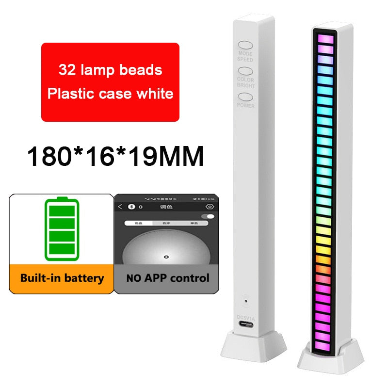 Voice Activated RGB Sound Lights for Bedroom, Bar and Party