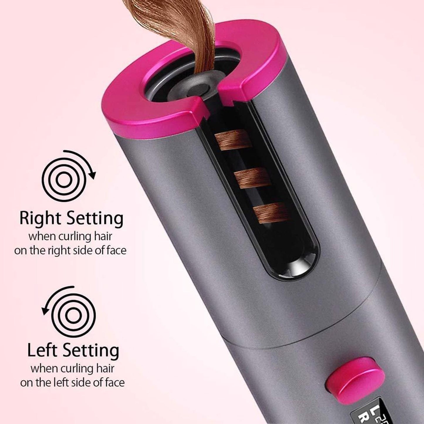 Wireless Automatic Auto-Rotating Cordless Hair Curler - 6 Colours